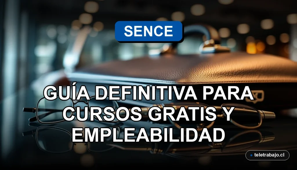 Cursos de capacitación SENCE 2026 para mejorar la empleabilidad en Chile
