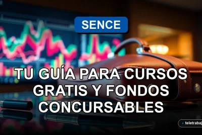 Guía visual para capacitaciones y fondos concursables SENCE 2026 en Chile.