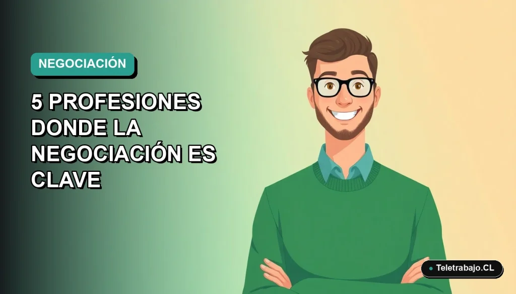 Ilustración vectorial plana de un trabajador masculino de tecnología, estilo Corporate Memphis, con suéter verde, sobre fondo degradado azul verdoso. Espacio negativo a la izquierda.