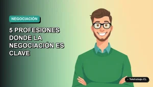 Ilustración vectorial plana de un trabajador masculino de tecnología, estilo Corporate Memphis, con suéter verde, sobre fondo degradado azul verdoso. Espacio negativo a la izquierda.