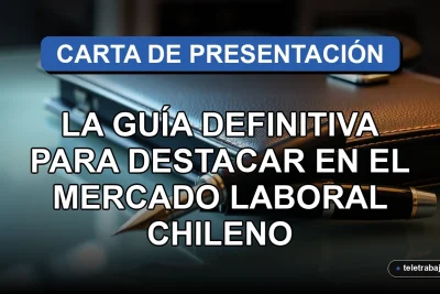 Guía profesional para crear una carta de presentación exitosa en Chile, elementos de oficina premium sobre vidrio.