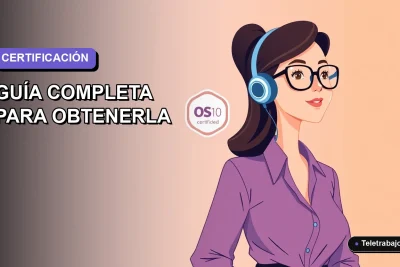 Ilustración plana corporativa de una mujer profesional de tecnología en Chile, con certificado digital OS10 a su lado, sobre fondo degradado lavanda suave.