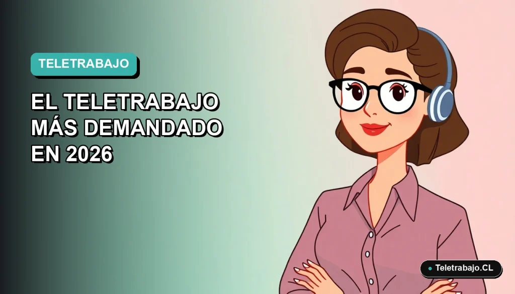 Ilustración plana vectorial de una profesional de teletrabajo, estilo Corporate Memphis, con fondo gradiente suave.