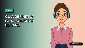 Guía ilustrada para solicitar la cita previa del SEPE para el paro, estilo vectorial moderno.