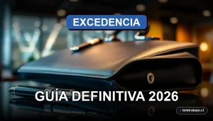 Guía sobre cómo cobrar el subsidio de desempleo estando en excedencia laboral, sobre fondo de objetos corporativos.