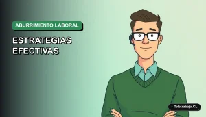 Ilustración vectorial plana de un trabajador masculino de tecnología con suéter verde, mirando a la cámara con expresión neutra, sobre fondo degradado suave azul verdoso. Espacio negativo a la izquierda.