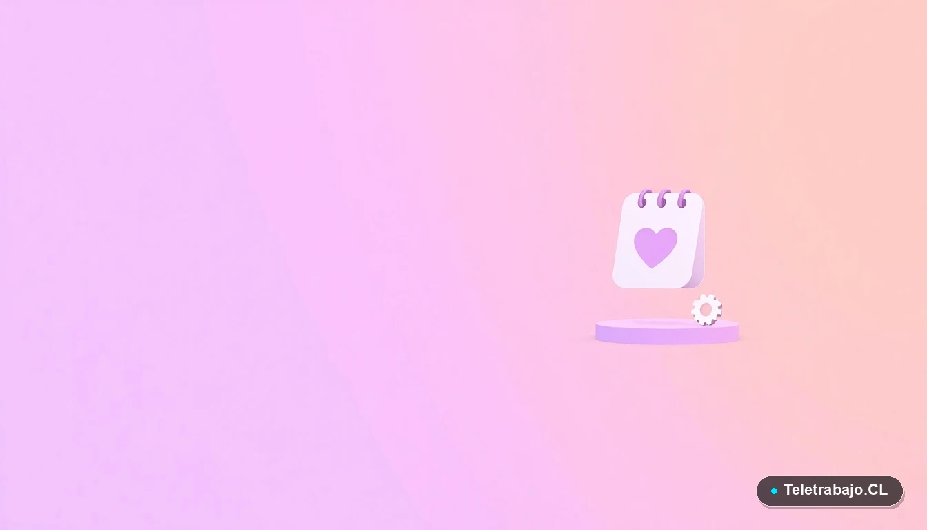 Elementos de interfaz de usuario abstractos y minimalistas, como un calendario y un engranaje, sobre fondo degradado lila, representando soporte sistémico.