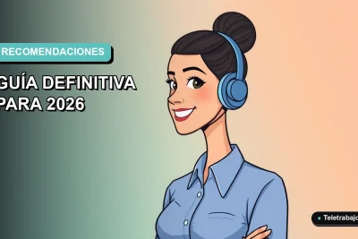Ilustración vectorial plana de una mujer profesional chilena con blusa azul y pelo recogido, sobre fondo degradado azul verdoso, para guía sobre cómo pedir cartas de recomendación laboral.