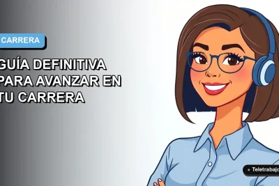 Ilustración vectorial plana de una mujer profesional chilena con blusa azul, sonriendo, sobre fondo degradado azul y blanco, representando comunicación con recursos humanos.