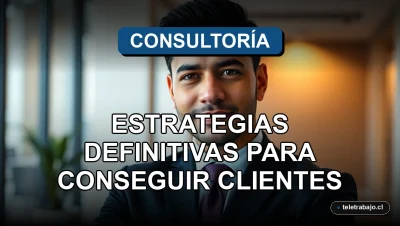 Portada de revista editorial con un consultor remoto en una oficina moderna, representando el éxito profesional y la estrategia digital para 2026.