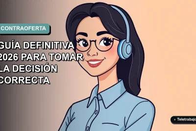Ilustración plana corporativa de una mujer profesional chilena con blusa azul, sonriendo, sobre fondo degradado suave, concepto de negociación salarial.