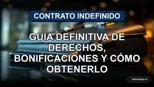 Guía definitiva sobre el contrato indefinido en Chile 2026, derechos laborales y bonificaciones legales para trabajadores.