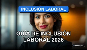 Guía de inclusión laboral 2026 para convertirse en community manager, mostrando un entorno de trabajo profesional y moderno.