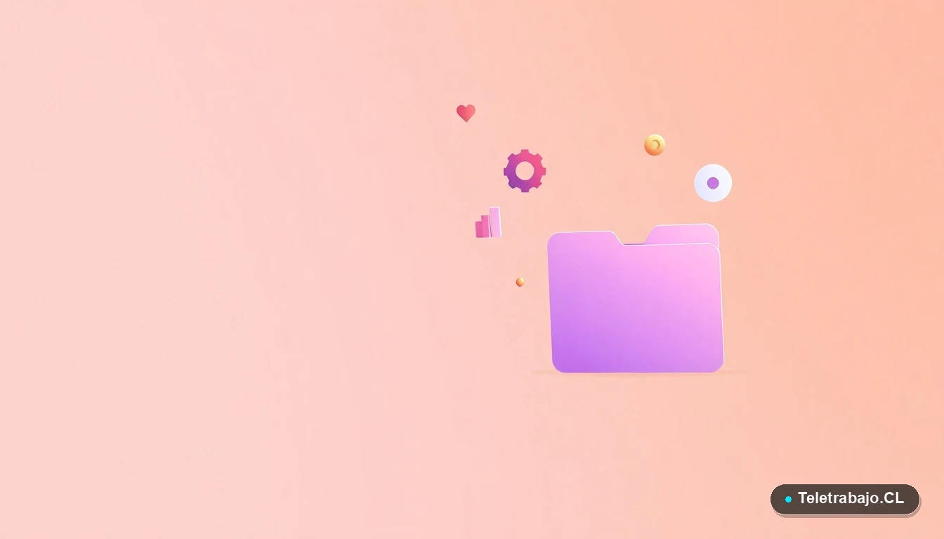 Composición abstracta de interfaz de usuario con gráficos flotantes y iconos minimalistas en tonos lavanda y durazno, sobre fondo degradado, concepto de tecnología y datos para el Censo.