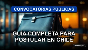 Guía completa para postular a convocatorias del Estado de Chile en 2026 sobre fondo de lujo corporativo.