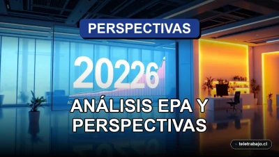 Gráfico de crecimiento del empleo 2026 con iconos de tendencias laborales sobre fondo de oficina moderna y luminosa.