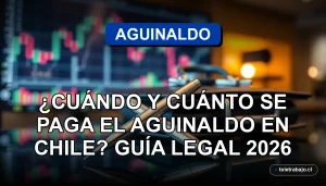 Guía legal sobre el pago del aguinaldo en Chile para el año 2026, concepto de gratificación legal.