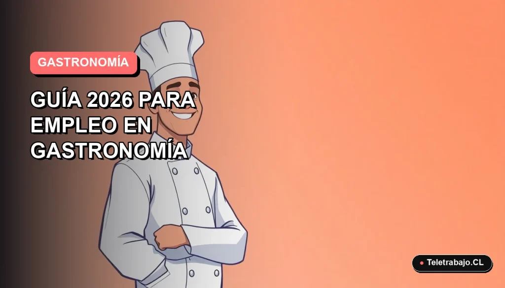 Ilustración vectorial plana de un chef profesional sonriente, con toque blanco y gorro, sobre fondo degradado suave vacío a la izquierda, para el Curso SENCE con Garzón.