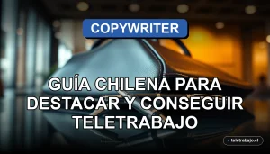 Guía chilena para crear el CV perfecto de copywriter y conseguir teletrabajo en 2026, destacando en el mercado laboral digital.