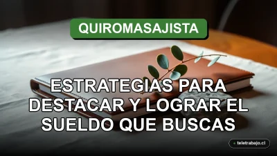 Curriculum vitae profesional para un quiromasajista destacado sobre fondo de lino y elementos de bienestar.