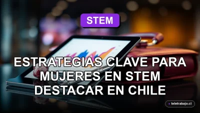 Mujer profesional en STEM en Chile revisando su currículum vitae para el año 2026