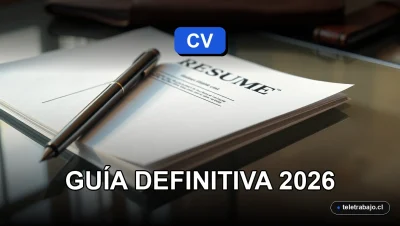 Primer plano macro de un CV impreso en papel premium sobre una mesa de cristal, con un bolígrafo de metal y una agenda de lujo al fondo desenfocado.