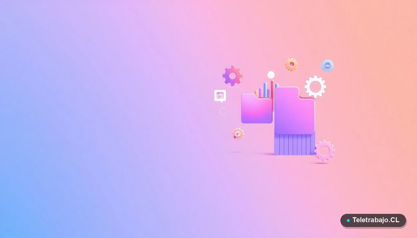 Composición abstracta de interfaz de usuario tecnológica con gráficos y iconos flotantes, estilo vectorial plano, representando el análisis de datos.