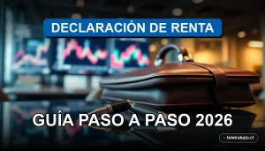Guía para declarar el subsidio de cesantía en la Declaración de Renta de Chile 2026, proceso paso a paso.