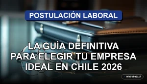 Guía para elegir la empresa ideal en Chile, mostrando objetos profesionales de lujo sobre una mesa de vidrio.