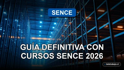 Curso de control de stock SENCE 2026 en Chile para profesionales de logística y bodega.