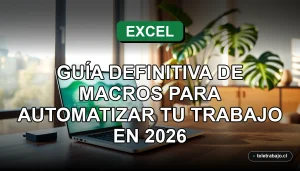 Curso avanzado de Excel con macros para automatizar tareas en Santiago de Chile, formación profesional 2026.