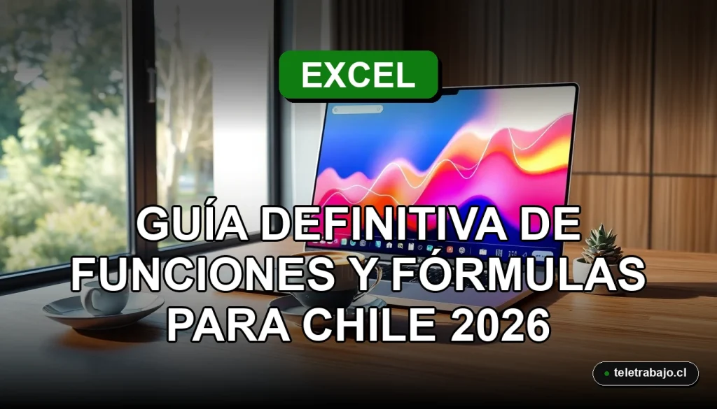 Curso avanzado de Excel para profesionales en Chile, con fórmulas y funciones clave para 2026.