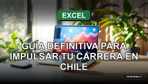 Libro y curso de Excel 2026 para profesionales en Chile sobre escritorio moderno.