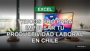 Curso avanzado de Excel 2026 para profesionales en Chile, mostrando productividad y herramientas de oficina modernas.