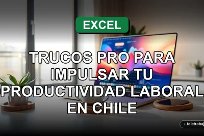 Curso avanzado de Excel 2026 para profesionales en Chile, mostrando productividad y herramientas de oficina modernas.
