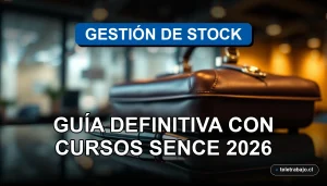 Curso SENCE de gestión de inventario y control de stock para profesionales en Chile