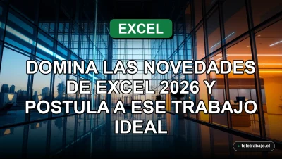 Curso avanzado de Excel 2026 en un entorno profesional moderno para mejorar tu currículum.