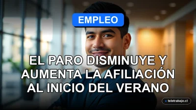 Gráfico de barras ascendente sobre fondo de oficina moderna que simboliza el aumento de la afiliación y la disminución del paro.