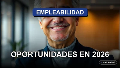 Un ejecutivo maduro sonriendo con confianza en una oficina moderna desenfocada, representando oportunidades laborales para profesionales sobre 50 años.