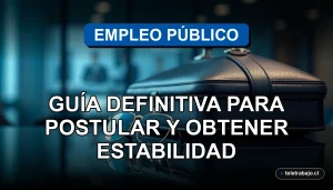 Guía para postular a un trabajo estable en el Estado de Chile, proceso de selección 2026.