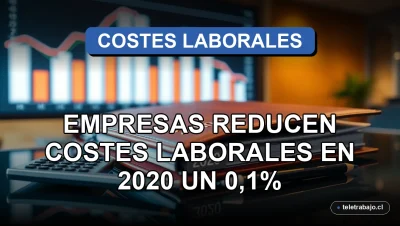 Fotografía macro de un expediente de empleado sobre una mesa de cristal con gráficos de reducción de costes desenfocados al fondo.