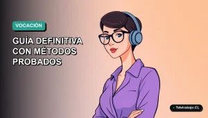 Guía definitiva para encontrar tu carrera profesional ideal en 2026 con métodos probados, ilustración plana vectorial estilo Corporate Memphis.