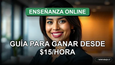 Profesora hispana sonriendo en retrato profesional para guía de enseñanza de español online