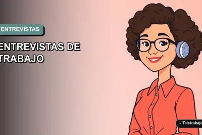 Ilustración vectorial plana moderna de una mujer profesional chilena en estilo Corporate Memphis, sobre un fondo degradado suave, representando las tendencias de entrevistas laborales para 2026.