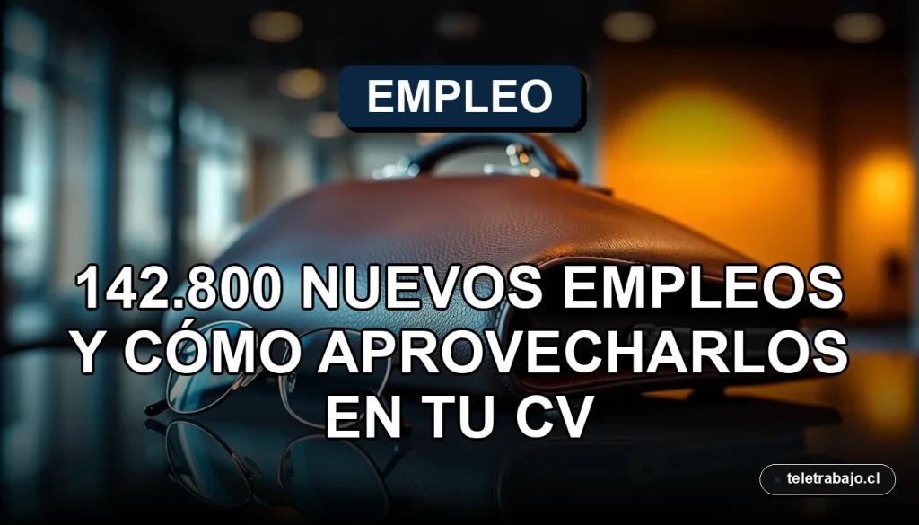 Un portafolio de cuero y anteojos de lectura sobre una mesa de vidrio, simbolizando la preparación profesional para nuevas oportunidades laborales.