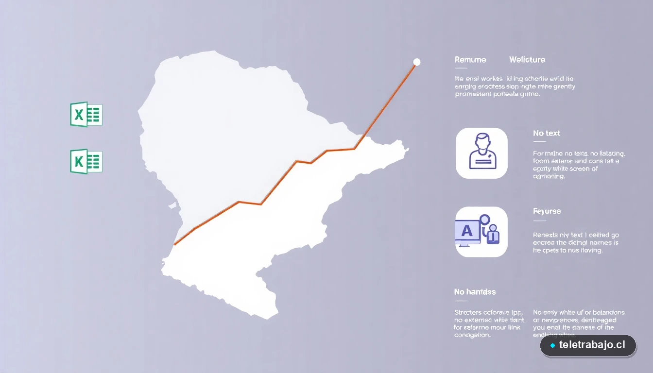 Infografía proyección empleo Chile 2026 EPA habilidades digitales teletrabajo