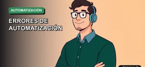 Ilustración vectorial plana de estilo premium que representa a un trabajador tecnológico en Chile, con un fondo degradado suave y espacio negativo, para un artículo sobre soluciones de automatización de Outlook.