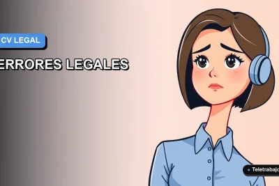 Ilustración vectorial plana de estilo Corporate Memphis que muestra a una mujer profesional chilena con blusa azul y corte de pelo bob, sobre un fondo con gradiente suave de azul a blanco. Representa a una trabajadora remota en el contexto de búsqueda de empleo.