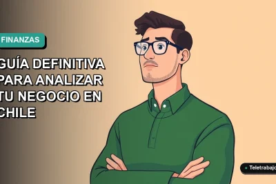 Ilustración vectorial plana de un trabajador remoto masculino analizando gráficos financieros en su laptop, con fondo degradado suave.