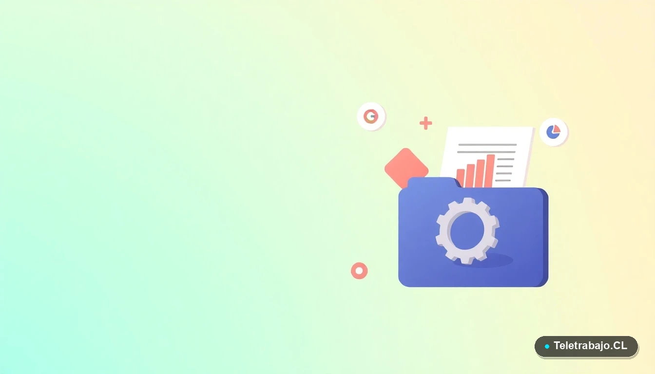 Composición abstracta de interfaz de usuario con gráficos y engranajes flotantes en estilo vectorial plano, sobre fondo degradado verde menta, para artículo sobre estrategias de onboarding.